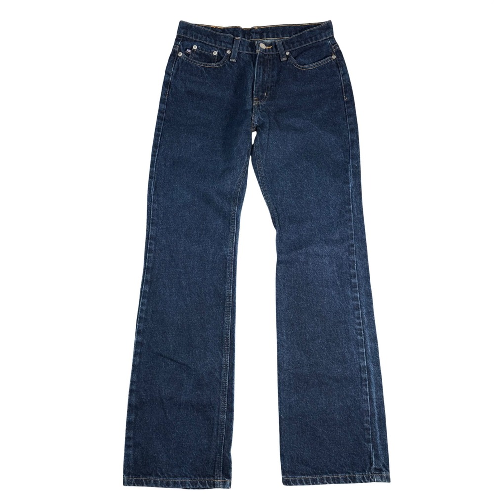 Polo Ralph Lauren Flare Jeans Womens 29 Blue Dark Wash Denim Americana Y2K